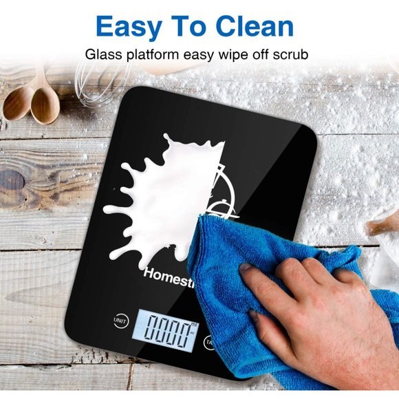 Electronic Food Scale 11lb Digital Kitchen Scale Grams & oz Postal Scale 8x6 - Picture 4 of 7